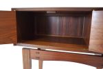 Cabinet on a Stand in Walnut | Storage by Geoff McKonly Furniture. Item made of walnut compatible with mid century modern and contemporary style
