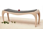 Upholstered Rumbo Stool | Bench in Benches & Ottomans by VANDENHEEDE FURNITURE-ART-DESIGN