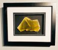 8x10 Framed Stone Artwork (Honeycomb Calcite) | Wall Sculpture in Wall Hangings by Scott Gentry Sculpture, LLC. Item made of stone compatible with contemporary and modern style