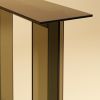 Bronzed Glass Console Table - NAZ by Lebanto | Tables by Lebanto. Item composed of glass compatible with minimalism and contemporary style