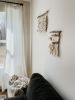 TEXTURAL WEAVING hand woven tapestry | Macrame Wall Hanging in Wall Hangings by WOOL & PINE by Jessie. Item composed of wood and cotton