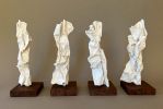 Four ... Your Imagination - Small Plaster Sculptures | Sculptures by Lutz Hornischer - Sculptures in Wood & Plaster