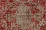 Vintage Zeki Müren Persian Rug in Red with Central Medallion | Area Rug in Rugs by Rug and Kilim