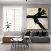 'Blackbird' | Paintings by Christina Twomey Art + Design. Item made of canvas works with minimalism & contemporary style