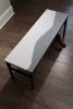 Brooks Glacier Concrete and Steel Bench | Benches & Ottomans by Alicia Dietz Studios. Item composed of steel and cement
