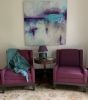 "Musing Along The Shore" 🔴 | Oil And Acrylic Painting in Paintings by Darlene Watson Abstract Artist