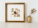 Abstract Neutral Art Print/Brown Art/Organic Monochromatic | Prints by Melissa Mary Jenkins Art. Item made of paper works with minimalism & contemporary style
