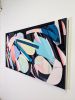 "Fever Dream" Abstract Acrylic Painting | Oil And Acrylic Painting in Paintings by Tiffany Lange