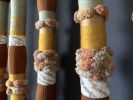 Extra Large Lomas Style Fiber Wall Art | Wall Sculpture in Wall Hangings by Sarmal Design. Item made of wood with cotton works with boho & mid century modern style