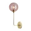 Ballroom Tall Light Sconce | Sconces by Marie Burgos Design and Collection. Item composed of brass and glass