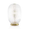 Ripple Handblown Glass Lamp | Table Lamp in Lamps by AEFOLIO. Item made of glass compatible with art deco and modern style
