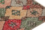 Vintage Zeki Müren Runner with Multicolor Geometric Patterns | Area Rug in Rugs by Rug and Kilim