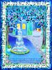 Peace Oasis | Oil And Acrylic Painting in Paintings by Judith Joseph. Item made of canvas & synthetic