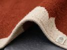 Handwoven Rust Wool Stair Runner | Runner Rug in Rugs by Evergreen Carpets. Item composed of wool in boho or minimalism style