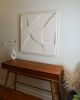 22 Plaster Relief | Wall Sculpture in Wall Hangings by Joseph Laegend. Item composed of oak wood in minimalism or mid century modern style