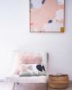 Abstract Painting | Oil And Acrylic Painting in Paintings by Sarah Kelk. Item made of canvas with synthetic