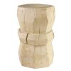 Callen Beached Wood End Table | Tables by Pfeifer Studio. Item made of wood works with boho & minimalism style