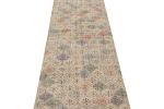 Vintage Zeki Müren Runner with Polychromatic Diamond Pattern | Area Rug in Rugs by Rug and Kilim