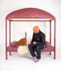Sculptural Pink Day Bed - IC 19 by Studio Josha | Daybed in Couches & Sofas by Studio Josha. Item composed of steel and fiber in contemporary or eclectic & maximalism style