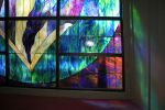 Energy Flow | Glasswork in Wall Treatments by Celinder's Glass Design | Golden Circle Church in Santa Ana. Item composed of glass
