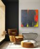 Canvas On Fire | Oil And Acrylic Painting in Paintings by Catherine Détraves. Item made of canvas works with contemporary & industrial style