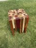 Falling Timber Sculptural Side Table | Tables by JS Universe. Item made of oak wood works with contemporary & eclectic & maximalism style