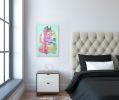 Azure Memory | Mixed Media in Paintings by Nastia Craig. Item compatible with contemporary style