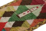 Vintage Azilal Moroccan Runner in Polychromatic geometric | Area Rug in Rugs by Rug and Kilim