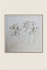 Flower Power FP4848 D | Mixed Media by Michael Denny Art, LLC. Item made of bamboo & canvas compatible with minimalism and contemporary style
