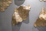 Curls | Wall Sculpture in Wall Hangings by Susannah Mira | AC Hotel by Marriott Beverly Hills in Los Angeles. Item made of wood