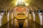 Structure - Leopoldine | Chandeliers by Ombre Portée | Les Caves du Louvre in Paris. Item made of synthetic