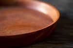 Carved Keyaki Plate | Dinnerware by Big Sand Woodworking. Item made of wood