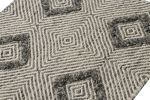 Rug & Kilim’s Contemporary Scatter Rug with White and Gray | Area Rug in Rugs by Rug and Kilim. Item made of wool