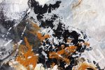 Momenti (Diptych) | Oil And Acrylic Painting in Paintings by Simona Gocan. Item composed of canvas in contemporary style
