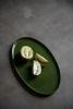 Handmade Oval Porcelain Serving Platter. Green | Serveware by Creating Comfort Lab