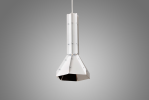 Hexagon Chrome White Pendant Light | Pendants by ADAMLAMP. Item composed of steel in minimalism or industrial style