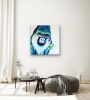 Ollie 31x48 | Oil And Acrylic Painting in Paintings by Lori Burke. Item composed of canvas
