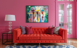 After Rainfall | Paintings by Ewa Czarniecka Art. Item composed of canvas in contemporary style
