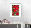 Red Roses | Oil And Acrylic Painting in Paintings by Iryna Fedarava. Item made of paper compatible with contemporary and modern style