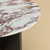 White Marble and Oak Dining Table - HAKATA by Lebanto | Tables by Lebanto. Item composed of oak wood and marble in minimalism or contemporary style