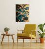 Golden Light | Oil And Acrylic Painting in Paintings by Anne Blenker. Item composed of canvas & synthetic