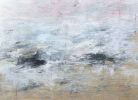 Marshmallow Skies | Oil And Acrylic Painting in Paintings by Ana Carolina Mönnaco. Item made of paper works with contemporary & coastal style