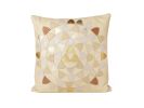Emblem Cushion | Pillows by Moses Nadel. Item composed of leather