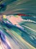 California Ocean Flag | Oil And Acrylic Painting in Paintings by Dutch Montana Art | 1111 Bayside Dr in Newport Beach. Item composed of canvas and synthetic