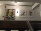 Benjamin Franklin and JFK Painting | Oil And Acrylic Painting in Paintings by Houben R. T. | Kimpton Carlyle Hotel Dupont Circle in Washington. Item composed of synthetic