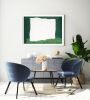 'Green Wall' minimalist geometric abstract art photograph | Photography by PappasBland. Item composed of paper compatible with minimalism and contemporary style