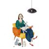 Pendant Light Parachute II Medium Steel Wire Mesh 18h x 10w | Pendants by Anne Lindsay Studio. Item composed of steel compatible with contemporary and industrial style