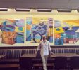 Historical Arvada | Murals by Bobby MaGee Lopez | King Soopers Marketplace in Arvada. Item composed of synthetic