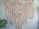 Large Macrame Boho Wall Hanging | Macrame Wall Hanging in Wall Hangings by Desert Indulgence. Item composed of wood and cotton in boho style