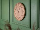 Oak Wood Wall Clock AUGUSTS | Decorative Objects by DABA. Item made of oak wood works with minimalism & contemporary style